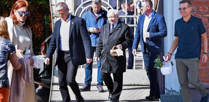 Znani Polacy uszanowali tradycję. Kaczyński święcił jajka w asyście kilku ochroniarzy [ZDJĘCIA]