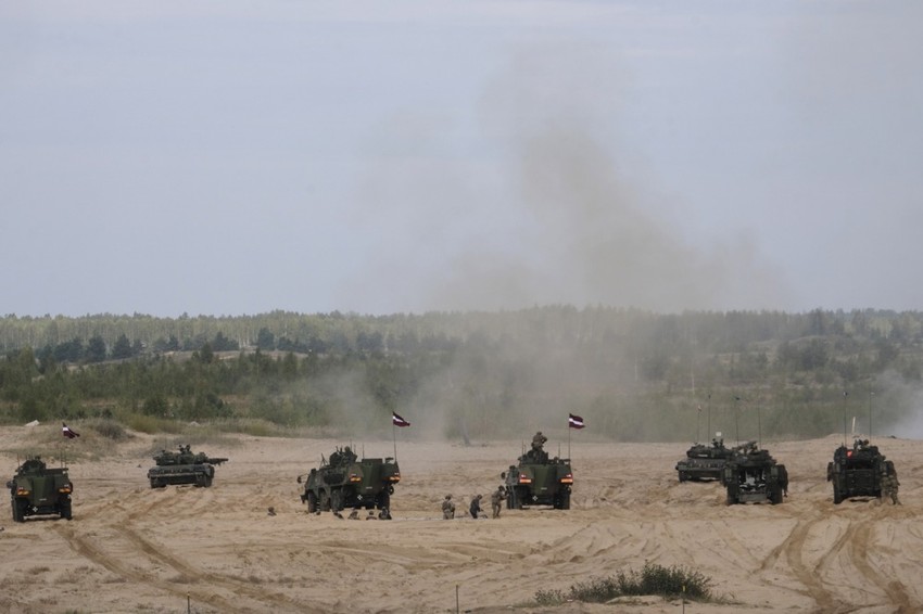 Vojne vežbe u Adaziju u Letoniji 26. septembra 2024.