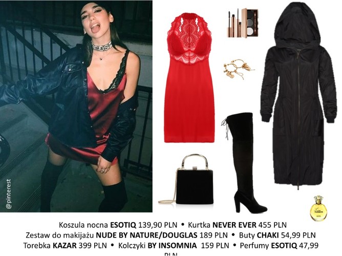 Dua Lipa i jej inspirujące STYLIZACJE