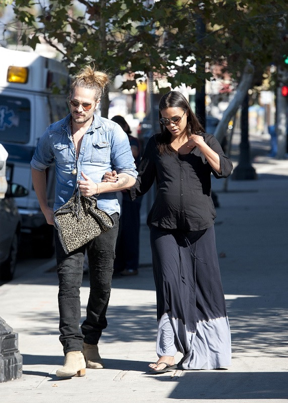 Zoe Saldana i Marco Perego