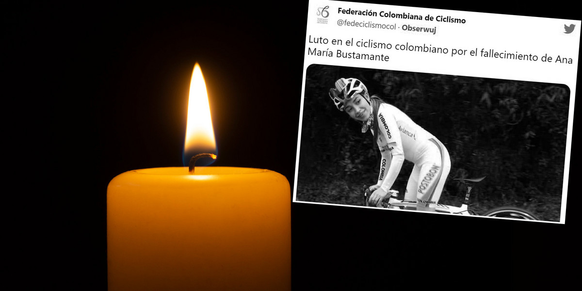 Niestety nie żyje Ana Maria Bustamante, znana kolarka z Kolumbii.