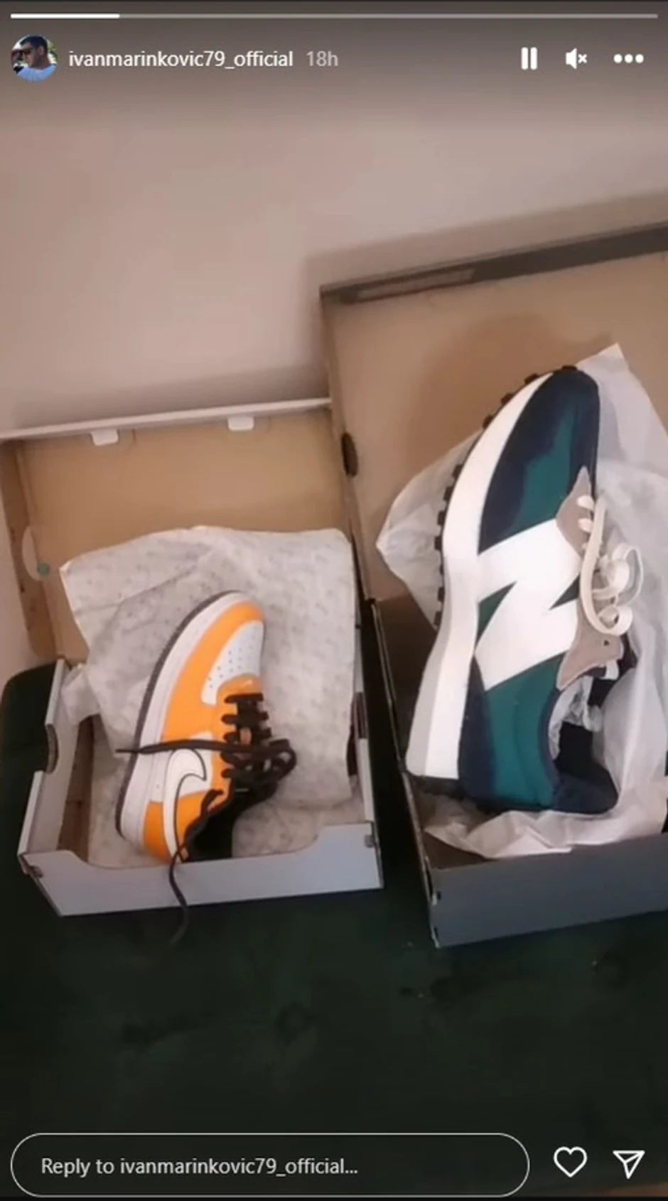 Ivan Marinković kupio sinu nove patike