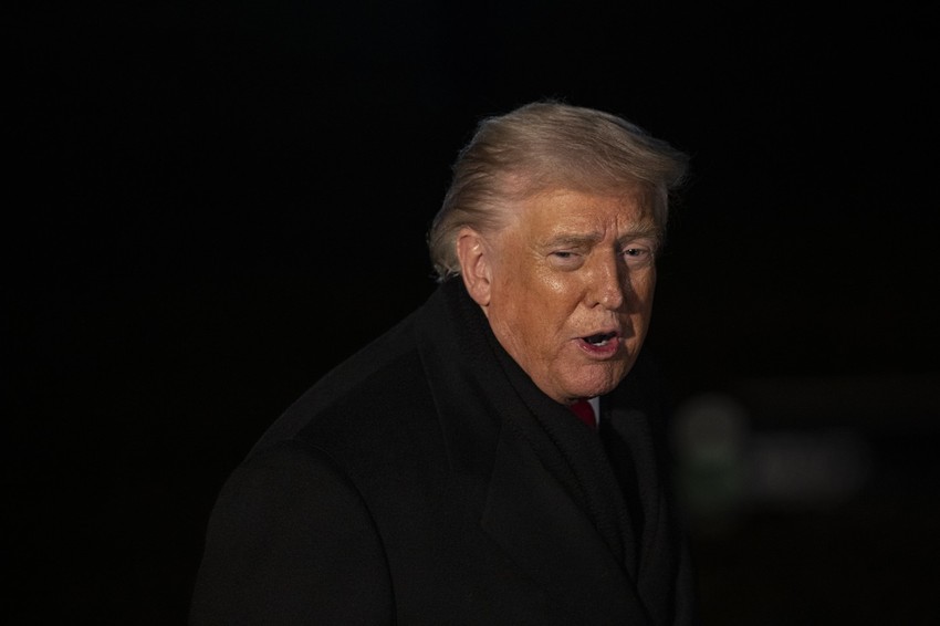 Donald Tramp na putu za Davos