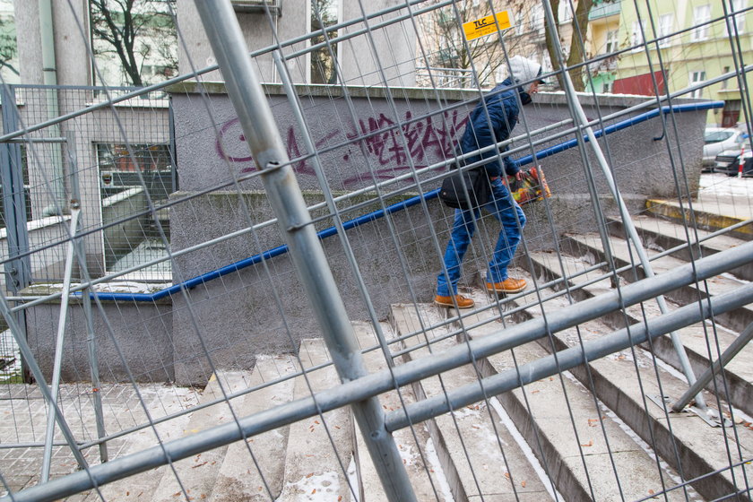 Trwa remont schodów łączących Dolną i Górną Wildę