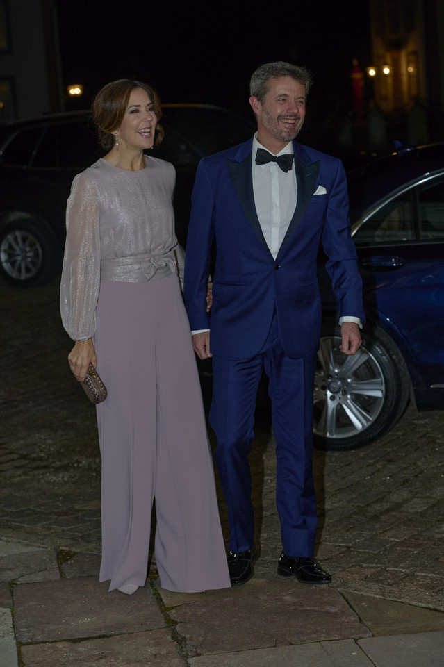 Księżna Mary i książę Fryderyk na koncercie w zamku Fredensborg