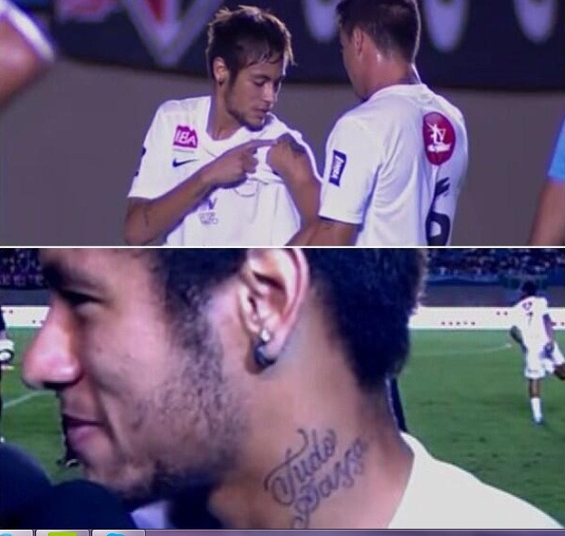 Nowe tatuaże Neymara