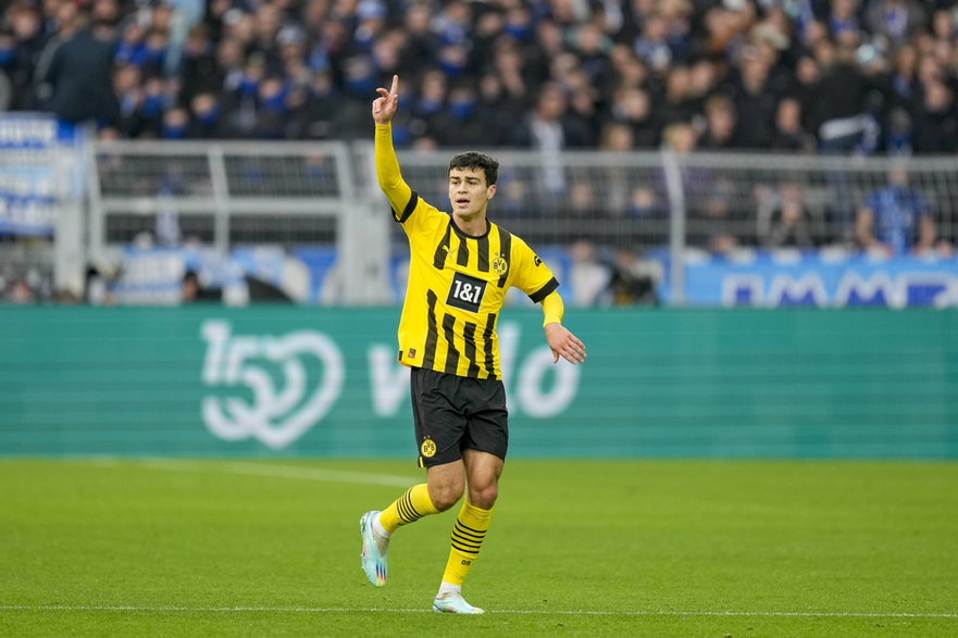 Gio Reyna w barwach Borussii Dortmund