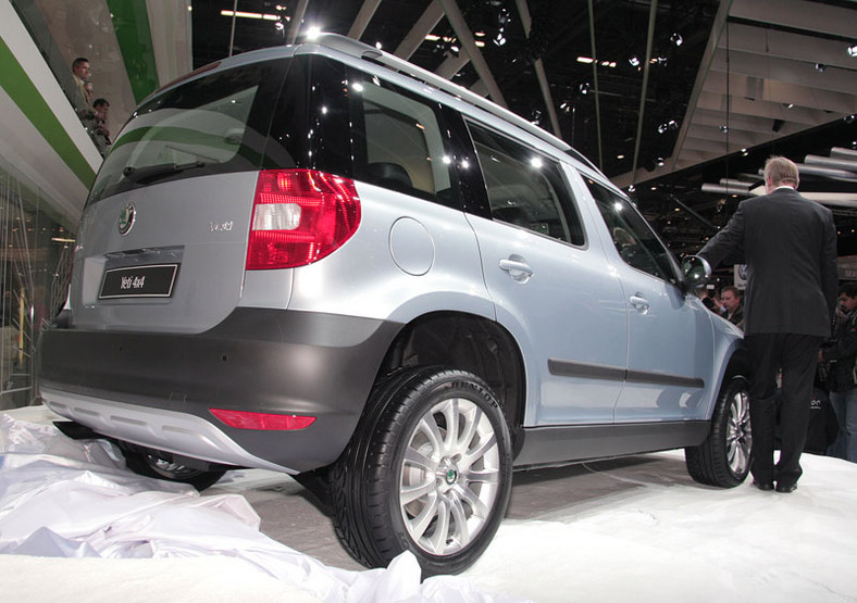 Genewa 2009: Škoda Yeti – nowy SUV z nowym silnikiem 1,2 TSI (77 kW/105 KM)