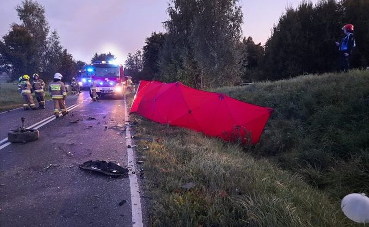 Adwokat Paweł K. z Łodzi uczestniczył w tragicznym wypadku na trasie Barczewo-Jeziorany