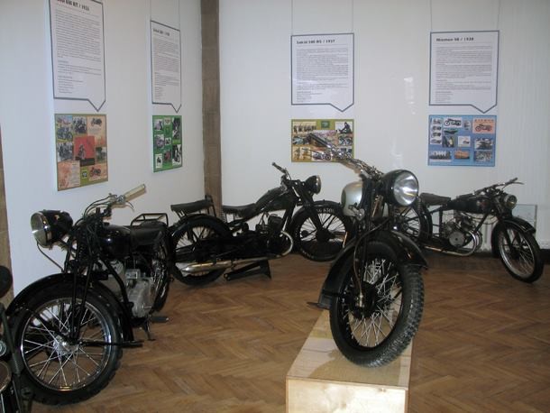Ekspozycja stała poświęcona polskim motocyklom w XX wieku - 'Motocykle ze zbiorów Muzeum Techniki i Przemysłu'