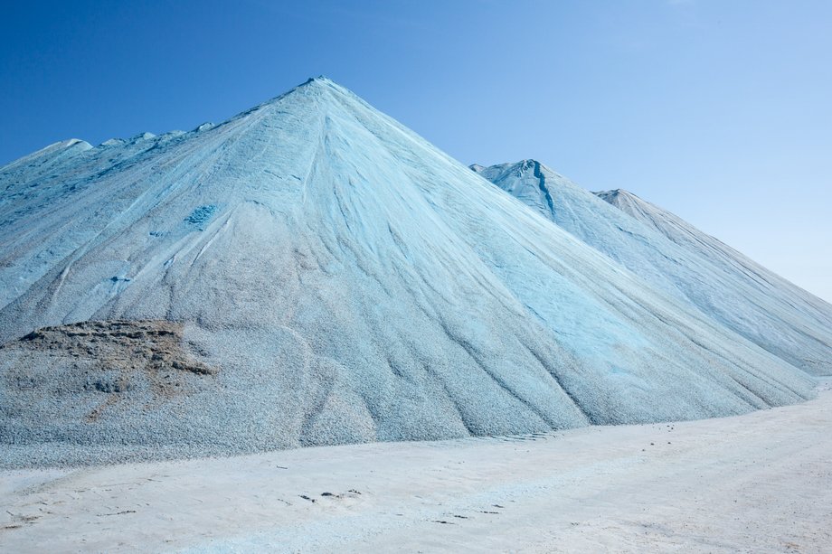 Workers can enter the mine by taking a four-minute elevator ride.