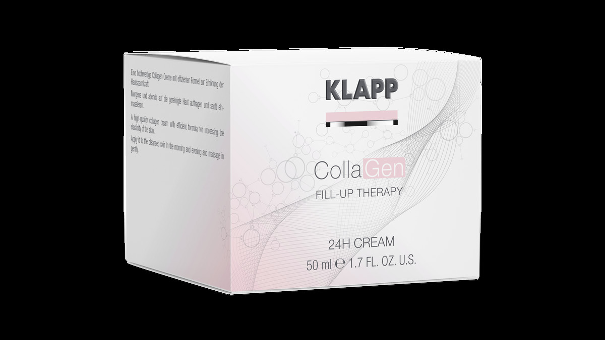 Marka KLAPP Cosmetics z nowym produktem Fill-Up Therapy 24h Cream z serii Collagen i zabiegiem gabinetowym!