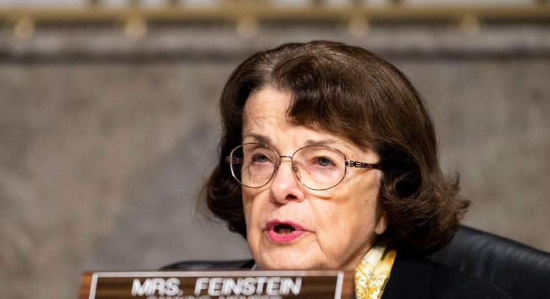 The senator announced last month that she would step down from her position as the top Democrat on the Senate Judiciary Committee.