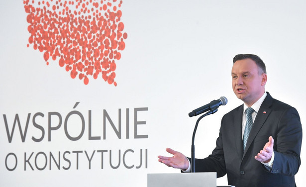 Andrzej Duda na konferencji "Wspólnie o Konstytucji"