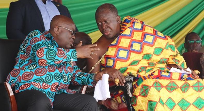 Nana Addo with Otumfuo