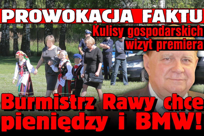Burmistrz Rawy chce pieniędzy i BMW!
