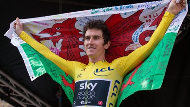 Geraint Thomas chce jazdą na rowerze wesprzeć służbę zdrowia
