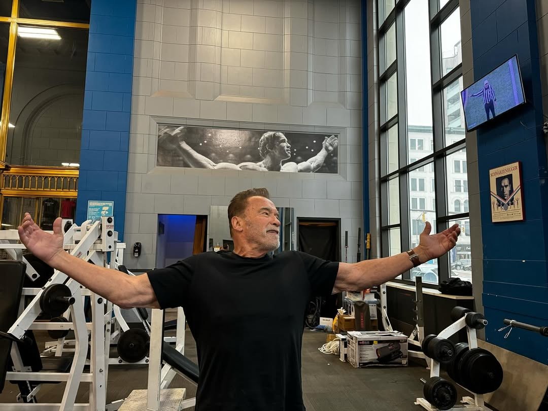 Americký herec rakúskeho pôvodu Arnold Schwarzenegger.