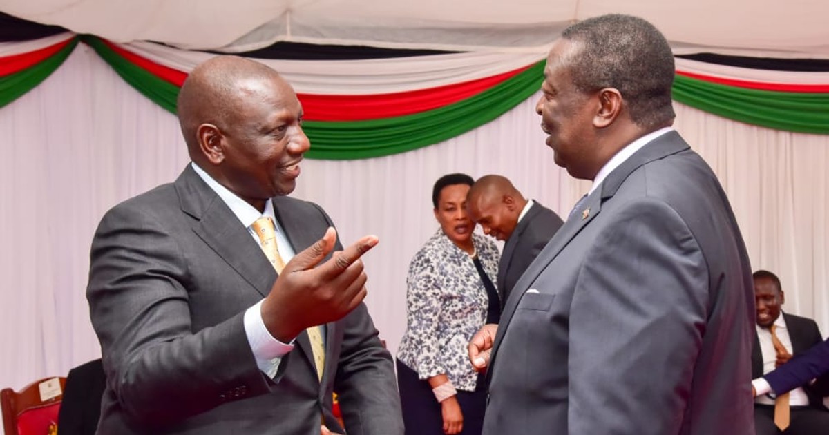 Ruto watches as Mudavadi leads Kenya Kwanza in attacking Judiciary over