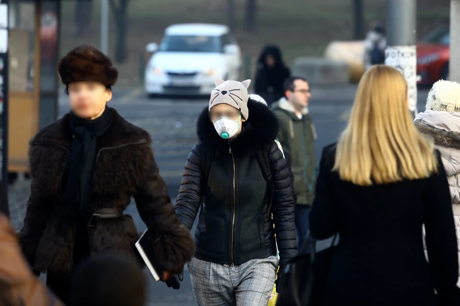 Beograđani sve češće nose maske kada je zagađenje na opasnom nivou
