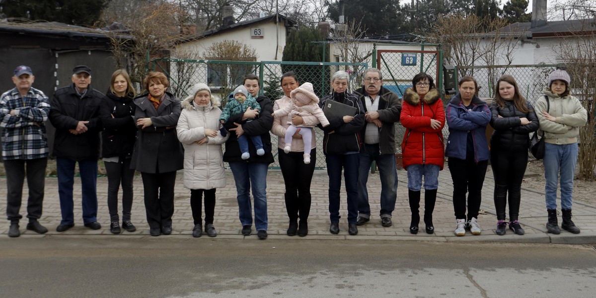 Mieszkańcy domów przy Kolonii Ochota i Kolonii Jordana