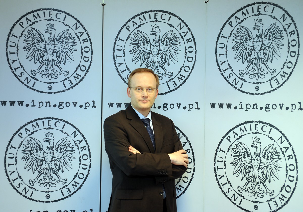 Prezes IPN Łukasz Kamiński