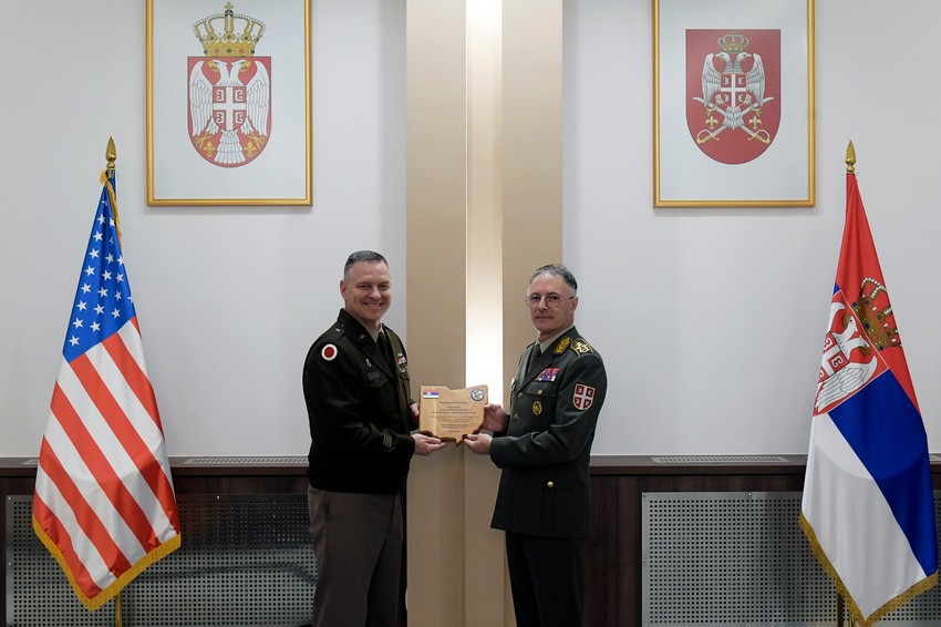 Metju Vudraf u poseti Srbiji