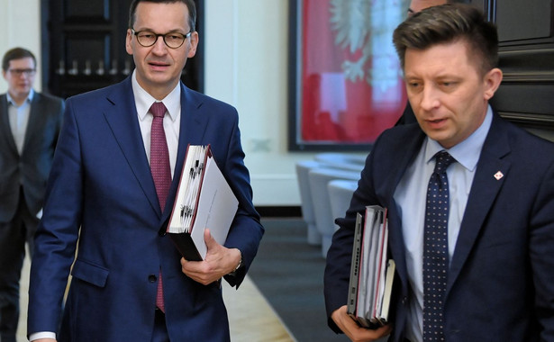 Mateusz Morawiecki i Michał Dworczyk