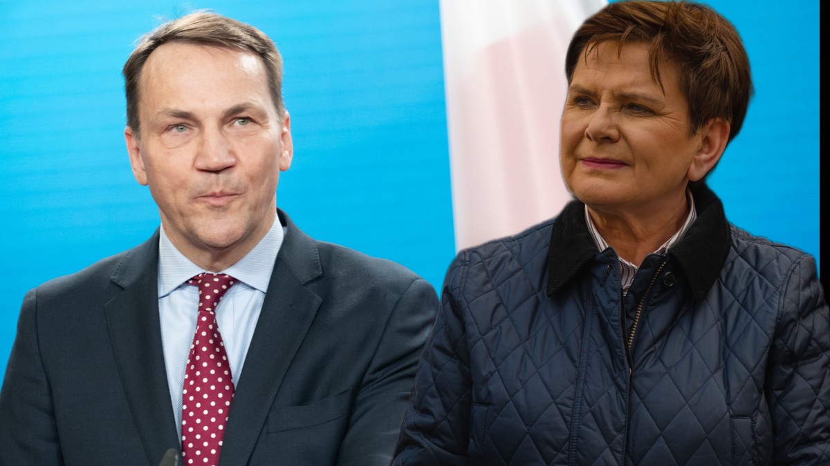Beata Szydło skierowała ciepłe słowa pod adresem Radosława Sikorskiego