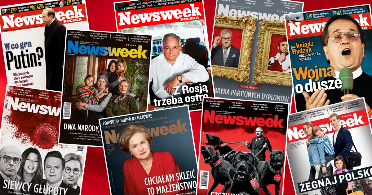 "Newsweek" wydał prawie 1300 numerów. Naczelny wybrał swoje ulubione okładki