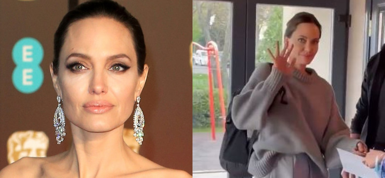 Angelina Jolie przyjechała do Ukrainy. Widziano ją w kawiarni we Lwowie [NAGRANIE]