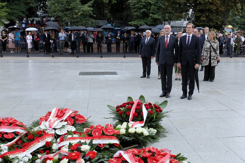 Warszawa. Obchody 77. rocznicy wybuchu Powstania Warszawskiego