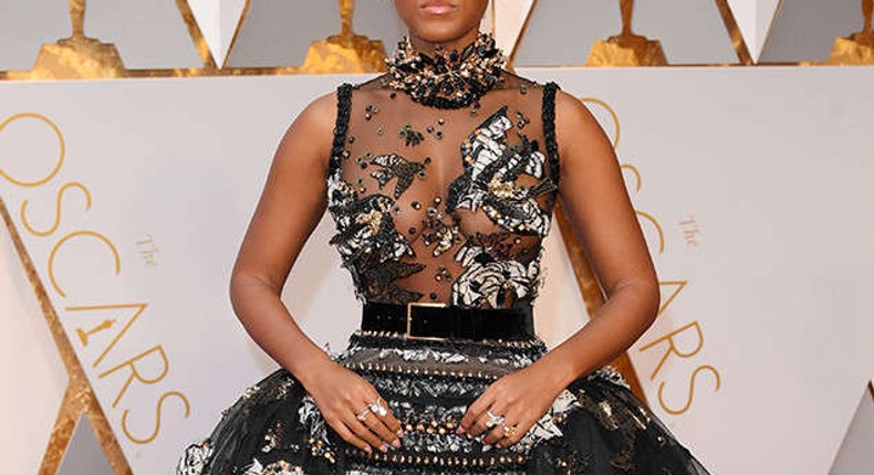 Janelle Monae in Ellie Saab for Oscars 2017