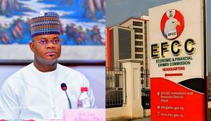 Yahaya Bello and EFCC [Facebook]