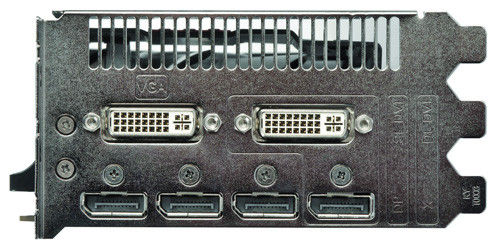 Radeony HD (widok na ASUS EAH6950 DC II), są przystosowane do obsługi aż sześciu monitorów. AMD używa interfejsów DVI oraz DisplayPort 