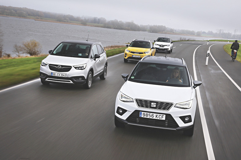 Porównanie: Kia Stonic, Opel Crossland X, Renault Captur i Seat Arona