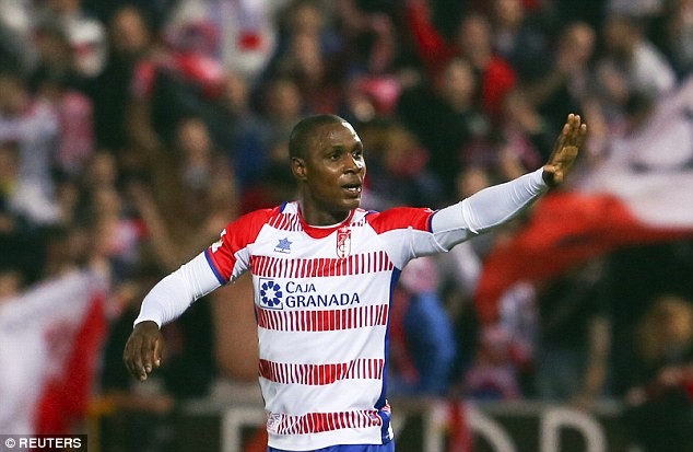 Barcelona scouts know Odion Ighalo from his days with Granada in Spain. (Reuters) 