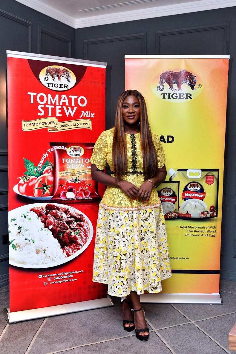Mercy Johnson-Okojie, an accomplished entertainer, homemaker, and philanthropist bags new ambassadorial deal with Tiger Foods family.