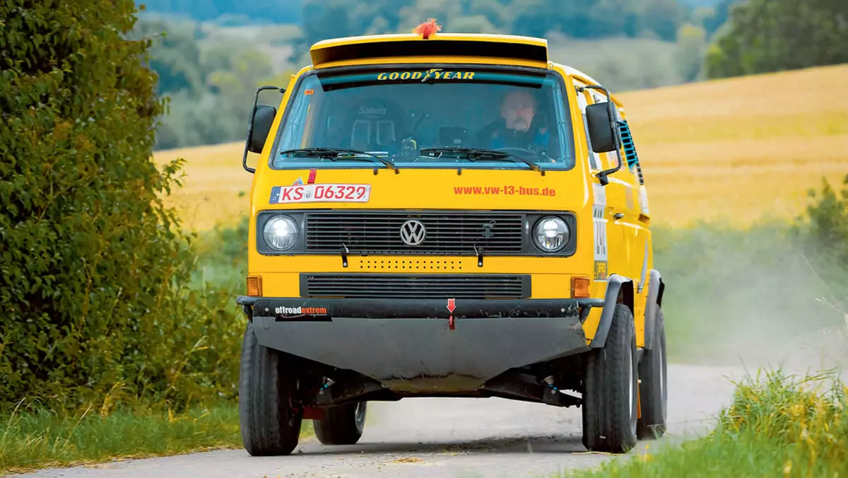 Volkswagen T3 Syncro Rebell - Furgon który cieszy mocą