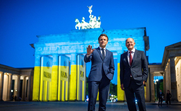 Emmanuel Macron i Olaf Scholz