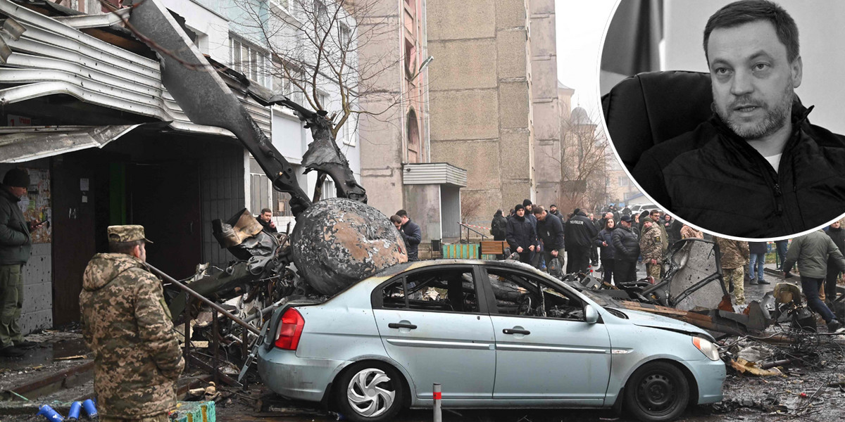 Denys Monastyrski zginął w katastrofie. Kim był ukraiński minister?