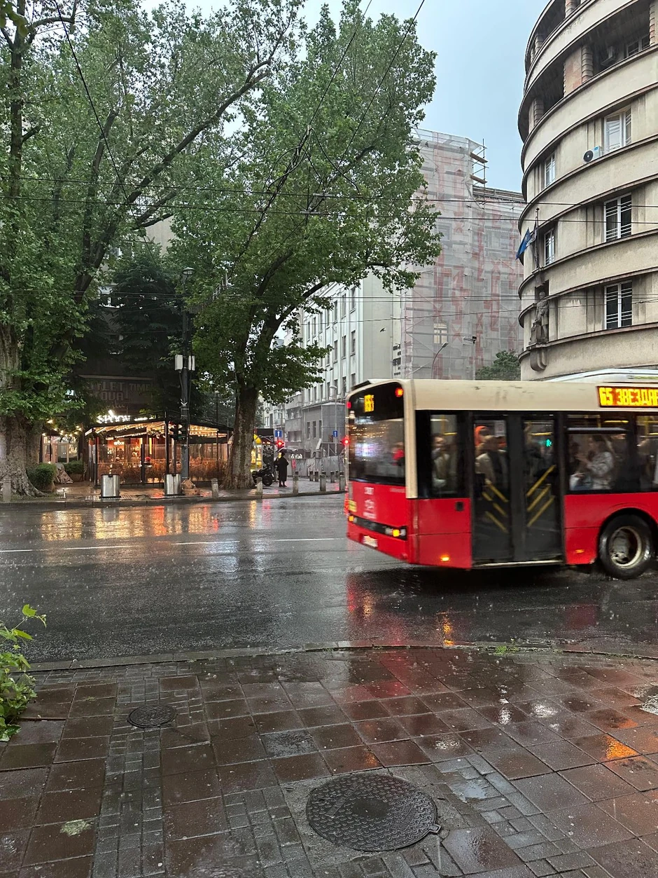 Pljuskovi u Beogradu