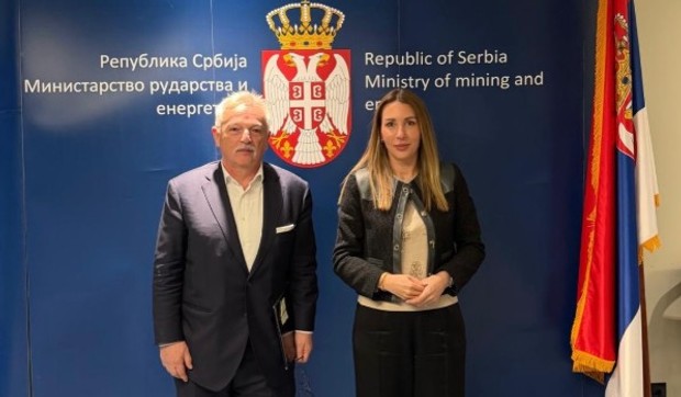 Dubravka Đedović Handanović sa Hernadijem Žoltom