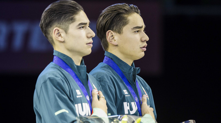 Liu Shaolin Sándor (j) és  öccse, Liu Shaoang / Fotó: MTI/EPA/ANP/Vincent Jannink