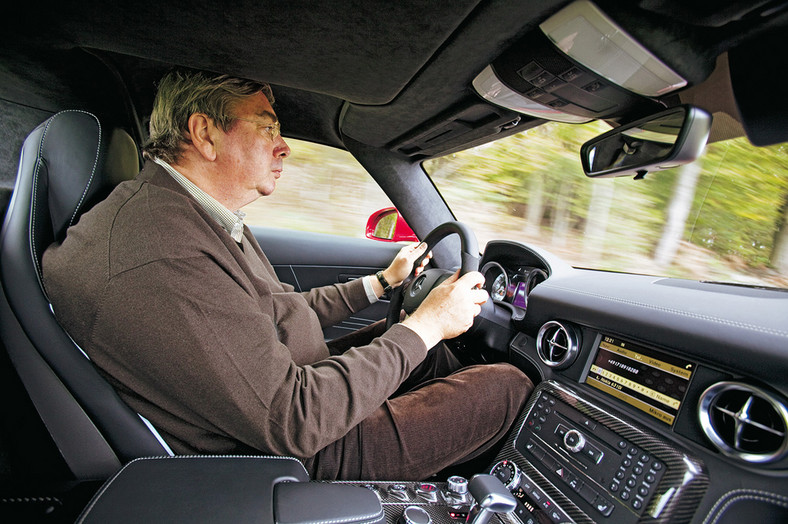 Mercedes SLS AMG - Autem marzeń do pracy