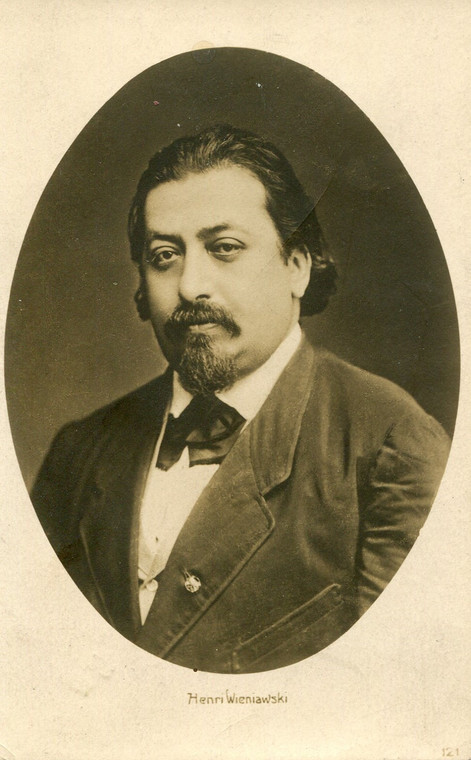 Henryk Wieniawski 1876. Fotografia: Fritza Luckhardta, Wiedeń