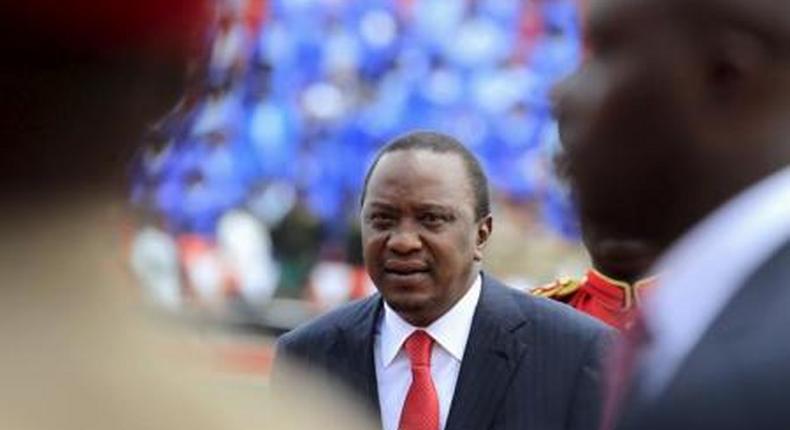 Kenyas President Uhuru Kenyatta attends the countrys Mashujaa Day (Heroes Day) celebrations at the Nyayo National Stadium in Nairobi, October 20, 2015.