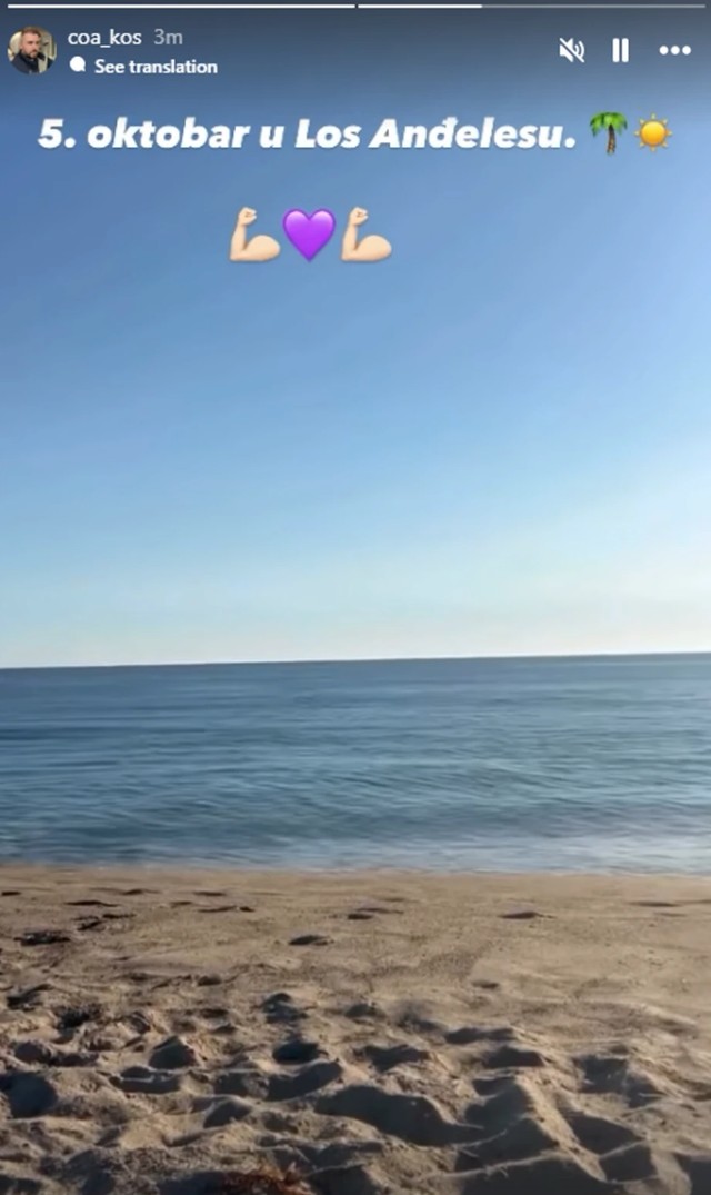 Objava Aleksandra Kosa