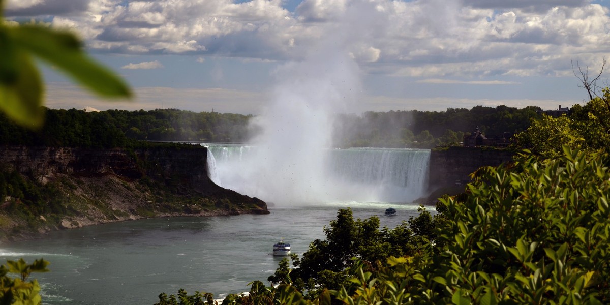 Natura stworzyła cuda, których człowiek nie mógłby wymyślić. Na zdjęciu: Wodospad Niagara 