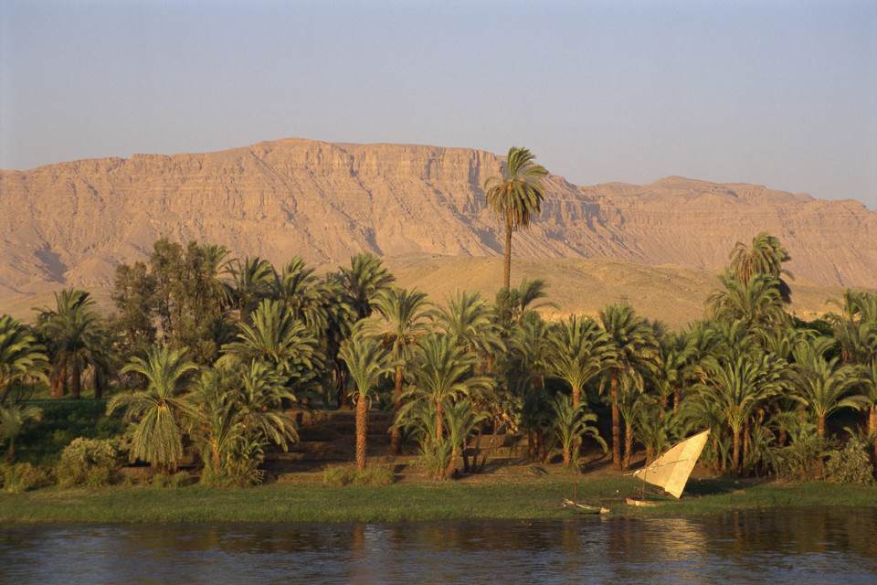 Krajobraz widziany z Nilu